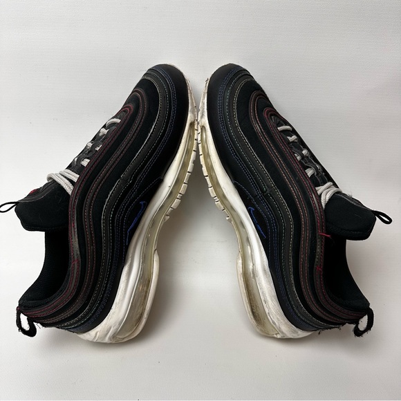 Nike Women’s Sz 8.5 Air Max 97 Multi Stitch Rainbow Training Running Sneakers - Picture 7 of 9